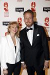 Hilversum 9 maart 2020
Uitreiking Buma awards in studio 21 op het mediapark. Jacqueline Govaert en haar man Ivo Maissan