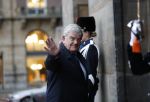 Amsterdam 14 januari 2020
Nieuwjaarsreceptie van Koningin Maxima en Koning Willem Alexander in het paleis op de dam. de 4 burgemeesters van de grote steden . vlnr Johan Remkes Femke Halsema Jan v Zanen en Aboutaleb