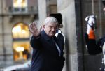 Amsterdam 14 januari 2020
Nieuwjaarsreceptie van Koningin Maxima en Koning Willem Alexander in het paleis op de dam. de 4 burgemeesters van de grote steden . vlnr Johan Remkes Femke Halsema Jan v Zanen en Aboutaleb