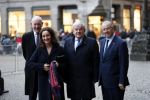 Amsterdam 14 januari 2020
Nieuwjaarsreceptie van Koningin Maxima en Koning Willem Alexander in het paleis op de dam. de 4 burgemeesters van de grote steden . vlnr Johan Remkes Femke Halsema Jan v Zanen en Aboutaleb