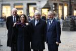 Amsterdam 14 januari 2020
Nieuwjaarsreceptie van Koningin Maxima en Koning Willem Alexander in het paleis op de dam. de 4 burgemeesters van de grote steden v.l.n.r.: Johan Remkes Femke Halsema Jan v Zanen en Ahmed Aboutaleb