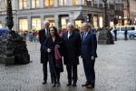 Amsterdam 14 januari 2020
Nieuwjaarsreceptie van Koningin Maxima en Koning Willem Alexander in het paleis op de dam. de 4 burgemeesters van de grote steden v.l.n.r.: Johan Remkes Femke Halsema Jan v Zanen en Ahmed Aboutaleb