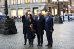 Amsterdam 14 januari 2020
Nieuwjaarsreceptie van Koningin Maxima en Koning Willem Alexander in het paleis op de dam. de 4 burgemeesters van de grote steden v.l.n.r.: Johan Remkes Femke Halsema Jan v Zanen en Ahmed Aboutaleb