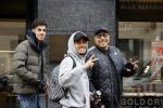 Amsterdam 3 maart 2020
Justin Kluivert met een neef en een vriend op de pc hooftstraat.