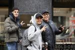 Amsterdam 3 maart 2020
Justin Kluivert met een neef en een vriend op de pc hooftstraat.