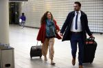 Schiphol 27 februari 2020
Katja Schuurman arriveert op schiphol vanuit Rio de Janeiro