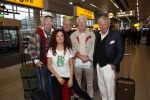 Schiphol 4 februari 2020
Katja Schuurman Peter Faber Willibrord Frequin Gerard Cox en Barrie Stevens vertrekkenb vanaf schiphol naar Suriname voor de opnames van het RTL4 programma Beter laat dan ooit.