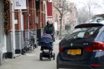 Amsterdam 24 januari 2020
Kimberley Klaver achter de kinderwagen.