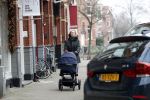 Amsterdam 24 januari 2020
Kimberley Klaver achter de kinderwagen.