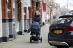 Amsterdam 24 januari 2020
Kimberley Klaver achter de kinderwagen.