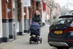 Amsterdam 24 januari 2020
Kimberley Klaver achter de kinderwagen.
