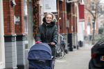 Amsterdam 24 januari 2020
Kimberley Klaver achter de kinderwagen.