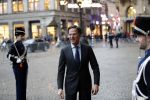 Amsterdam 14 januari 2020
Nieuwjaarsreceptie van Koningin Maxima en Koning Willem Alexander in het paleis op de dam. Marc Rutte