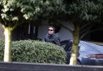 Blaricum 18 januari 2020
Marco Borsato vertrekt in zijn porsche panamera bij zijn huis.