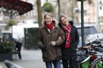Amsterdam 11 februari 2020
Marianne Timmer met goede vriend Cees Wijburg op de cornelis schuytstraat