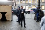 Amsterdam 14 januari 2020
Nieuwjaarsreceptie van Koningin Maxima en Koning Willem Alexander in het paleis op de dam. 
Mark Rutte