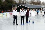 Amsterdam 4 februari 2020
Perspresentatie Hollandse 100 voor Lymph&Co op de Jaap Eden schaatsbaan.
Prins Bernahrd jr en Prinses Margriet zijn ook aanwezig. Nino Wilkes Benjamin Aslan en Maxim Froger