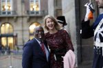 Amsterdam 14 januari 2020
Nieuwjaarsreceptie van Koningin Maxima en Koning Willem Alexander in het paleis op de dam. Mona Keizer met â€¦.