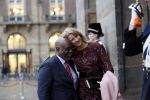 Amsterdam 14 januari 2020
Nieuwjaarsreceptie van Koningin Maxima en Koning Willem Alexander in het paleis op de dam. Mona Keizer met â€¦.