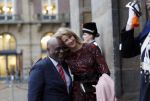 Amsterdam 14 januari 2020
Nieuwjaarsreceptie van Koningin Maxima en Koning Willem Alexander in het paleis op de dam. Mona Keizer met â€¦.