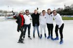 Amsterdam 4 februari 2020
Perspresentatie Hollandse 100 voor Lymph&Co op de Jaap Eden schaatsbaan.
Prins Bernahrd jr en Prinses Margriet zijn ook aanwezig. Nino Wilkes en Maxim Froger  en Monique des Bouvrie en zoon jan en Benjamin Aslan