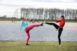 Ouderkerk aan de Amstel 17 maart 2020
Nicolette Kluijver en PT Olga Kocak geven live op insta een training voor hun volgers ivm het Corona Virus