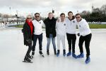 Amsterdam 4 februari 2020
Perspresentatie Hollandse 100 voor Lymph&Co op de Jaap Eden schaatsbaan.
Prins Bernahrd jr en Prinses Margriet zijn ook aanwezig. Nino Wilkes en Maxim Froger  en Monique des Bouvrie en zoon jan en Benjamin Aslan