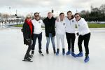 Amsterdam 4 februari 2020
Perspresentatie Hollandse 100 voor Lymph&Co op de Jaap Eden schaatsbaan.
Prins Bernahrd jr en Prinses Margriet zijn ook aanwezig. Nino Wilkes en Maxim Froger  en Monique des Bouvrie en zoon jan en Benjamin Aslan