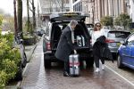 Amsterdam 13 februari 2020
Ruud de Wild en Olcay Gulsen komen met koffers aan bij het huis van Olcay. Olcay was naar istanbul geweest voor opnames en Ruud heeft haar opgehaald op schiphol.