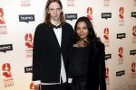Hilversum 9 maart 2020
Uitreiking Buma awards in studio 21 op het mediapark. Pepijn Lanen en zijn vrouw Coco op loper metb hun baby