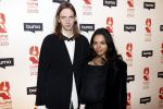 Hilversum 9 maart 2020
Uitreiking Buma awards in studio 21 op het mediapark. Pepijn Lanen en zijn vrouw Coco op loper metb hun baby