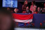 Amsterdam 23 januari 2020
Jumping Amsterdam in de Rai. Prinses Beatrix en Tjalling ten cate op de tribune