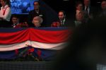 Amsterdam 23 januari 2020
Jumping Amsterdam in de Rai. Prinses Beatrix en Tjalling ten cate op de tribune