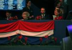 Amsterdam 23 januari 2020
Jumping Amsterdam in de Rai. Prinses Beatrix en Tjalling ten cate op de tribune