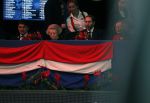 Amsterdam 23 januari 2020
Jumping Amsterdam in de Rai. Prinses Beatrix en Tjalling ten cate op de tribune