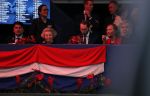 Amsterdam 23 januari 2020
Jumping Amsterdam in de Rai. Prinses Beatrix en Tjalling ten cate op de tribune