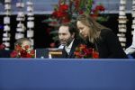 Amsterdam26 januari 2020
Prinses Margarita met haar man Tjalling ten Cate en hun dochters Julia en Paola bij Jumping Amsterdam in de RAI