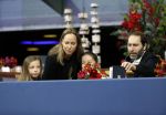 Amsterdam26 januari 2020
Prinses Margarita met haar man Tjalling ten Cate en hun dochters Julia en Paola bij Jumping Amsterdam in de RAI