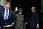 Amsterdam 14 januari 2020
Nieuwjaarsreceptie van Koningin Maxima en Koning Willem Alexander in het paleis op de dam. Prinses Margriet