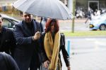 Lelystad 15 januari 2020
Rechtszaak Rossana Kluivert en haar zoon Nino Wilkes tegen het tv programma Tros Opgelicht bij de rechtbank in Lelystad. Rachel Hazes
