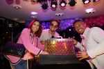 Amsterdam 3 maart 2020
Rachel Hazes viert haar 50e verjaardag bij Majestic.
Rachel Hazes 50 jaar met vriend Mike en Andre Hazes