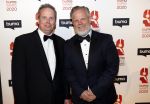 Hilversum 9 maart 2020
Uitreiking Buma awards in studio 21 op het mediapark. Ricardo Klaverdijk met compagnon