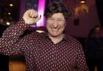 Zaandam 11 maart 2020
Het boeckenbal in de Bullekerk in Zaandam . Rob Muntz met gulp open