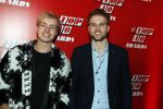 Amsterdam 10 januari 2020
Uitreiking top 40 awards van Qmusic. Robin Zomer en Bert Maessen van de band BENR