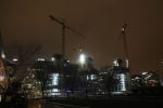 Amsterdam 26 januari 2020
De zuidas s avonds . Dit pand wordt gebouwd door Ronnie Rosenbaum.