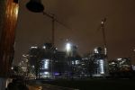 Amsterdam 26 januari 2020
De zuidas s avonds . Dit pand wordt gebouwd door Ronnie Rosenbaum.