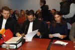 Lelystad 15 januari 2020
Rechtszaak Rosanna Kluivert en haar zoon Nino Wilkes tegen het tv programma Tros Opgelicht bij de rechtbank in Lelystad. Rosanna met haar advocaat Royce de Vries