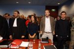 Lelystad 15 januari 2020
Rechtszaak Rosanna Kluivert en haar zoon Nino Wilkes tegen het tv programma Tros Opgelicht bij de rechtbank in Lelystad. Rosanna met haar advocaat Royce de Vries