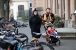 Amsterdam 1 februari 2020
Roxeanne Hazes met vriend Erik Zennes en zoon Fender bij artis.