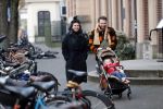 Amsterdam 1 februari 2020
Roxeanne Hazes met vriend Erik Zennes en zoon Fender bij artis.